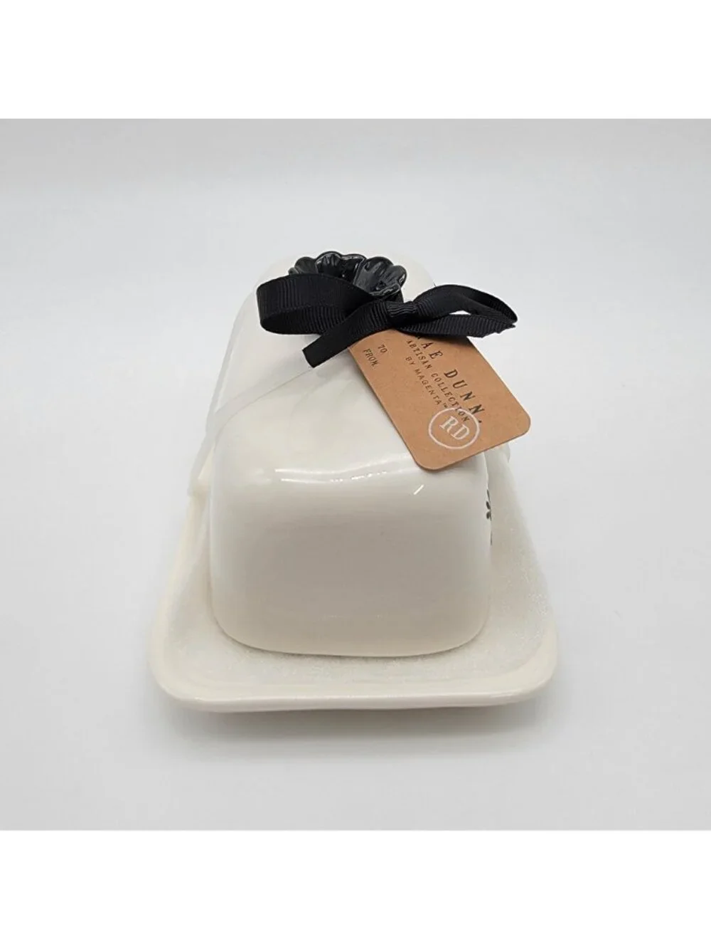 Rae Dunn Covered Butter Dish SPREAD JOY Artisan Collection  - NEW